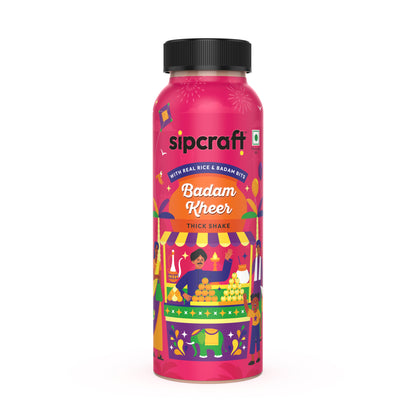 Sipcraft Badam Kheer Thick Shake - 200 ML