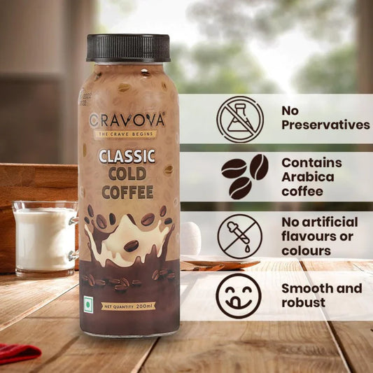 Cravova Classic Cold Coffee - 200 ML
