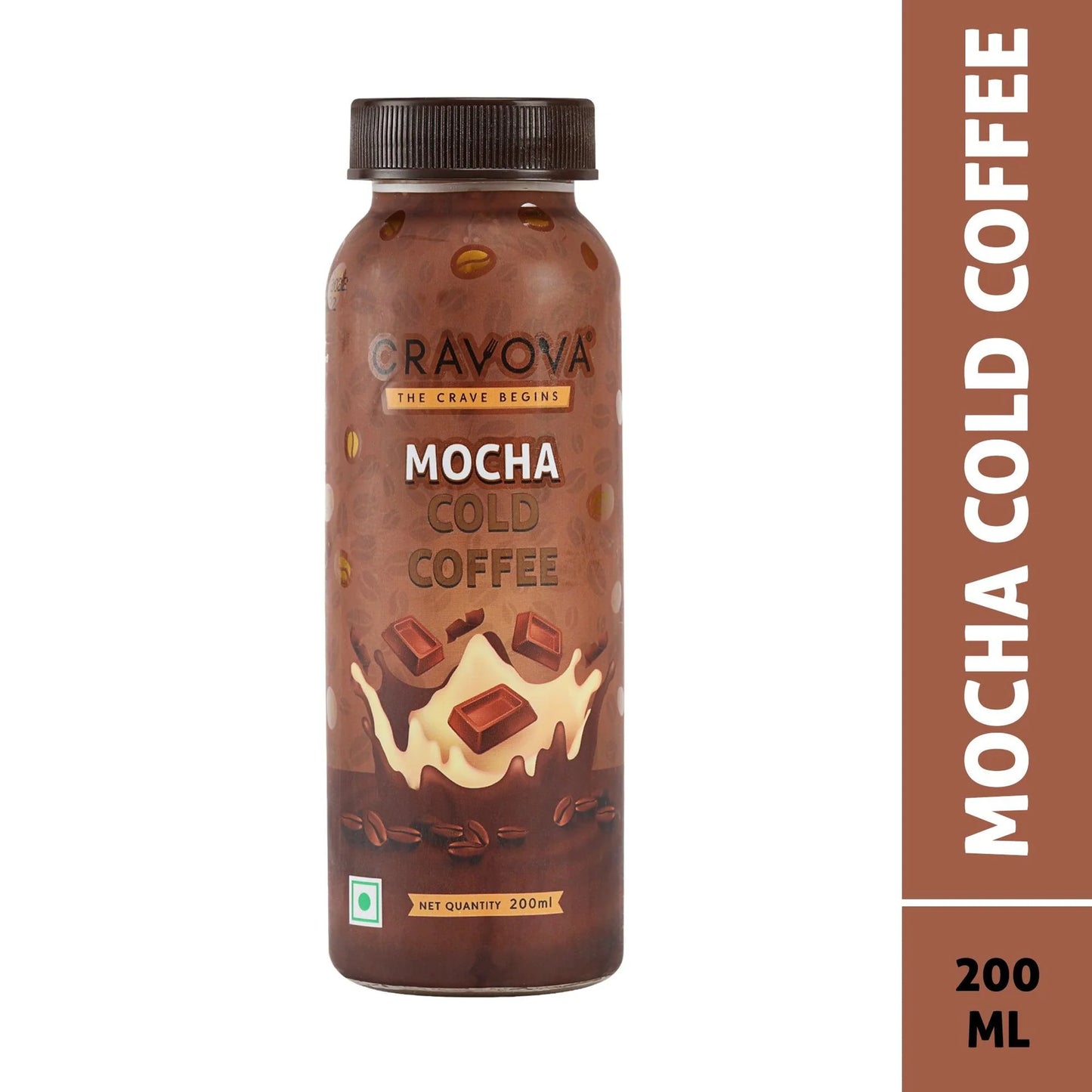 Cravova Mocha Cold Coffee - 200 ML