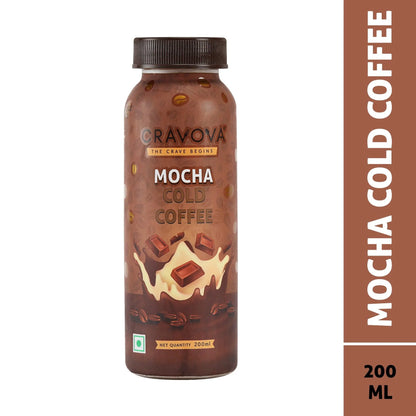 Cravova Mocha Cold Coffee - 200 ML