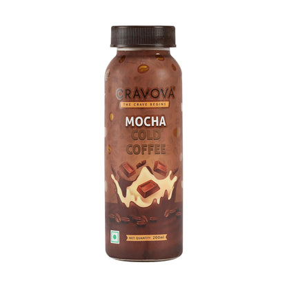 Cravova Mocha Cold Coffee - 200 ML