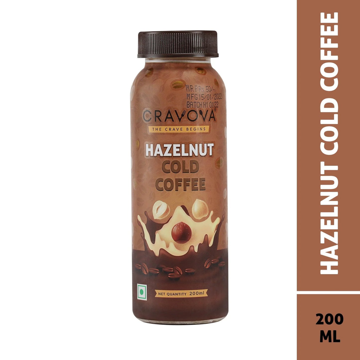 Cravova Hazelnut Cold Coffee - 200 ML