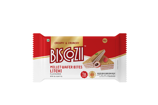 Biscozii Litchi Millet Bites - 35 GMS