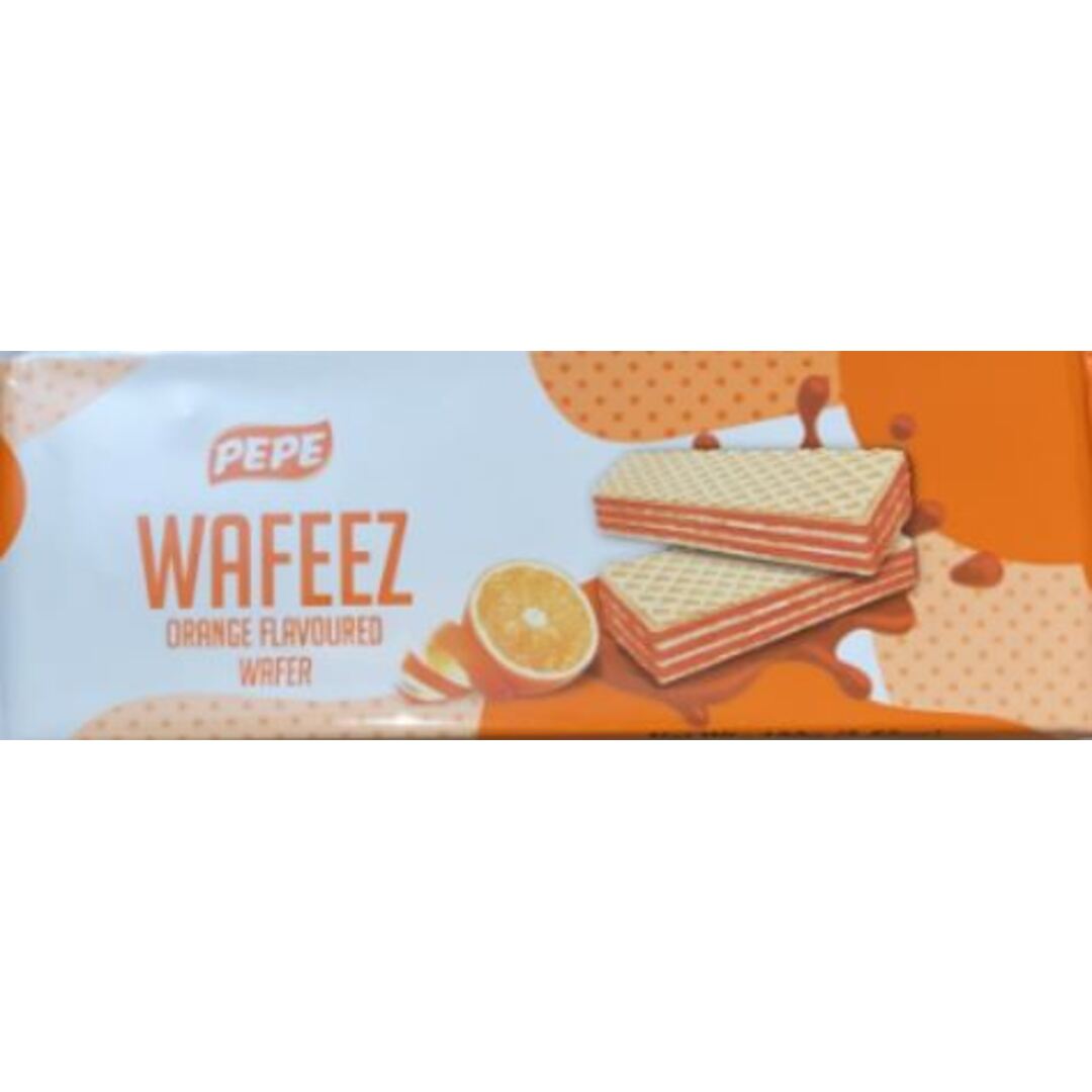 Pepe Wafeez	Orange Wafer Biscuit - 100 GMS