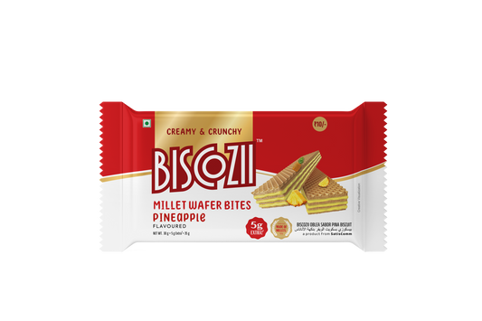 Biscozii Pineapple Millet Bites - 35 GMS