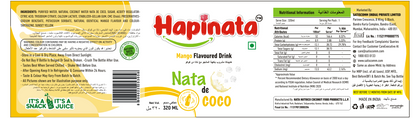 Hapinata Mango Flavoured Drink - 320 ML