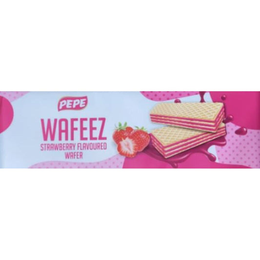 Pepe Wafeez	Strawberry Wafer Biscuit - 100 GMS
