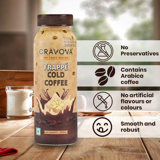 Cravova Frappe Cold Coffee - 200 ML